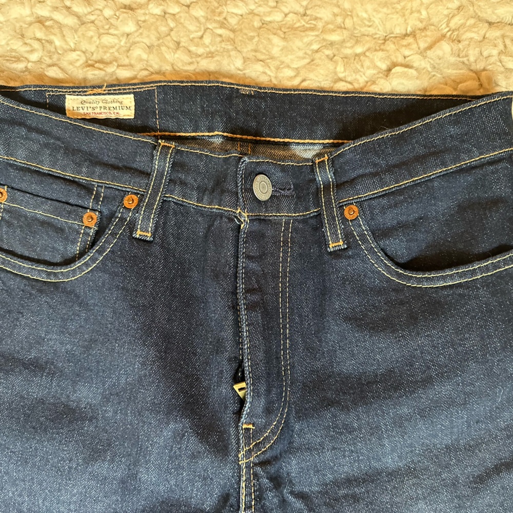 Levi's Men's Classic 511 Denim Jeans, Indigo - Picture 5 of 6